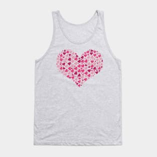 2023 new year valentine's day heart pattern Tank Top